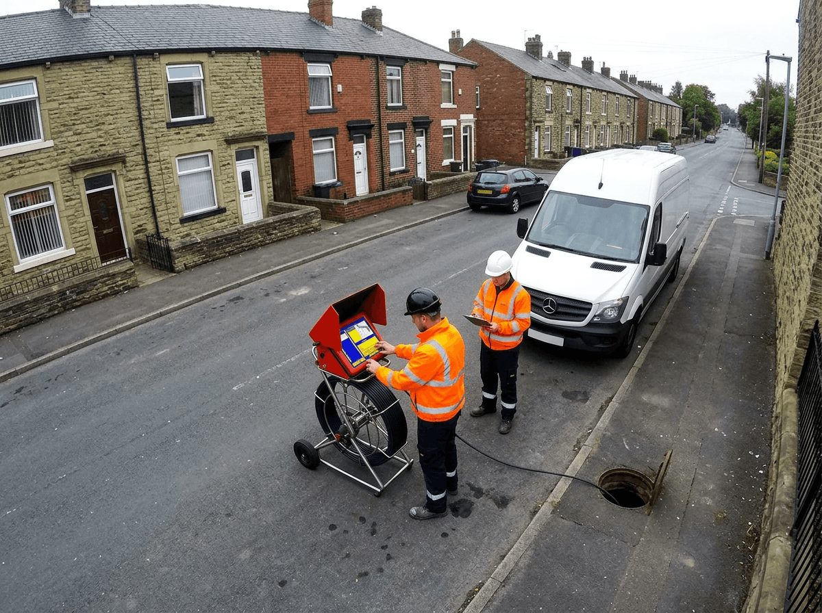 CCTV drain survey team Yorkshire
